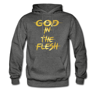 God In The Flesh Hoodie - charcoal gray