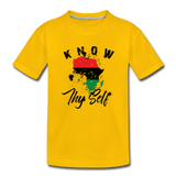 Know Thy Self Toddler Premium T-Shirt - sun yellow