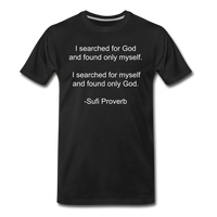 Sufi Proverb Organic T-Shirt - black