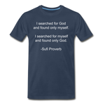 Sufi Proverb Organic T-Shirt - navy