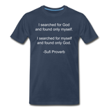 Sufi Proverb Organic T-Shirt - navy