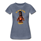Black Girl Magic T-Shirt - heather blue