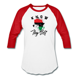 Know Thy Self Sports T-Shirt - white/red