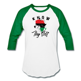 Know Thy Self Sports T-Shirt - white/kelly green