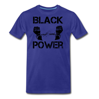 Black Power T-Shirt - royal blue