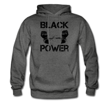 Men's Black Power Hoodie - charcoal gray