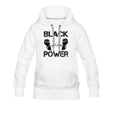 Women’s Black Power Hoodie - white