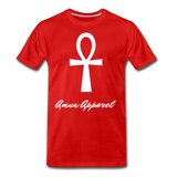 Men's Men's Ankh T-Shirt (White) - red