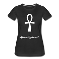 Women's Ankh T-Shirt (White) - black