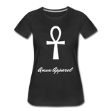 Women's Ankh T-Shirt (White) - black