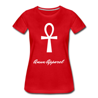 Women's Ankh T-Shirt (White) - red