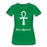 Women's Ankh T-Shirt (White) - kelly green