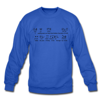 Metu Neter Crewneck Sweatshirt - royal blue