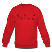 Metu Neter Crewneck Sweatshirt - red