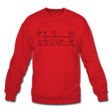 Metu Neter Crewneck Sweatshirt - red
