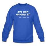 Nat Turner Sweatshirt - royal blue