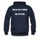 Black Gods Matter Hoodie - navy