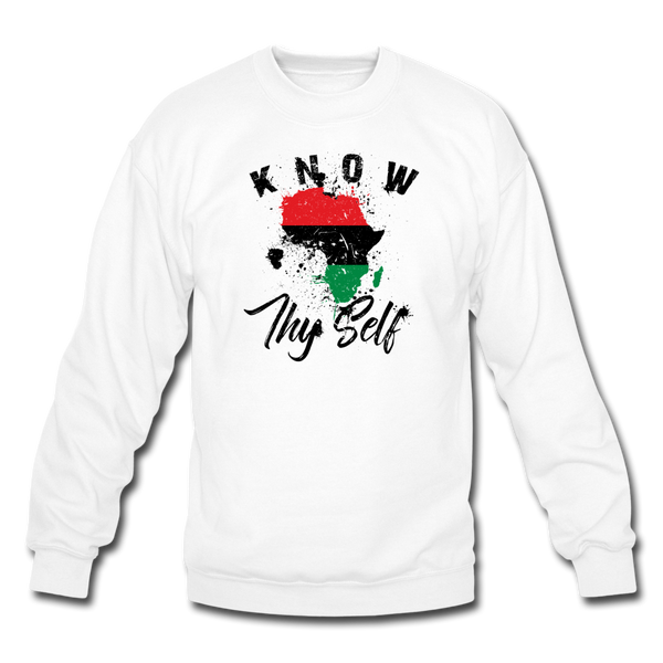 Know Thy Self Sweatshirt - white