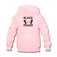Kids' Black Power Hoodie - pink
