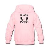 Kids' Black Power Hoodie - pink