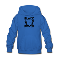 Kids' Black Power Hoodie - royal blue
