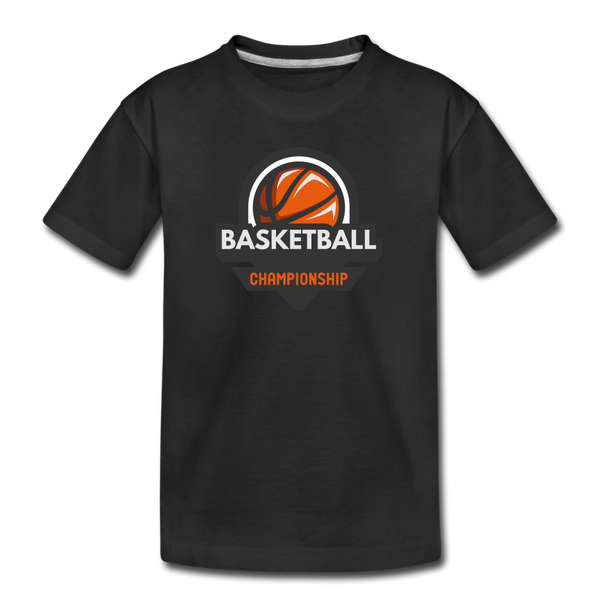 Kid’s Premium Organic Basketball T-Shirt - black