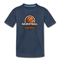 Kid’s Premium Organic Basketball T-Shirt - navy