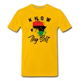 Know Thy Self T-Shirt - sun yellow