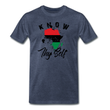 Know Thy Self T-Shirt - heather blue