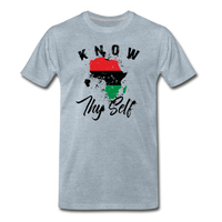 Know Thy Self T-Shirt - heather ice blue