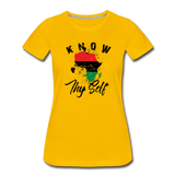 Know Thy Self Women’s Premium T-Shirt - sun yellow