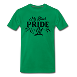 Black Pride T-Shirt - kelly green