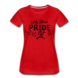 Women’s Black Pride T-shirt - red