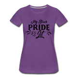 Women’s Black Pride T-shirt - purple