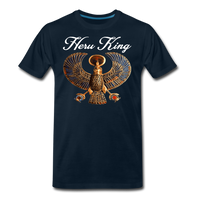 Heru King Premium T-Shirt - deep navy
