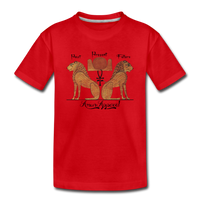 Past Present Future Children's T-Shirt - red