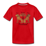 Past Present Future Children's T-Shirt - red