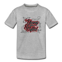 Boys Young Black & Gifted T-shirt - heather gray