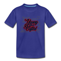 Boys Young Black & Gifted T-shirt - royal blue
