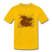 Boys Young Black & Gifted T-shirt - sun yellow
