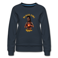 Black Girl Magic Sweatshirt - navy