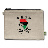 Know Thy Self Carry All Pouch - natural