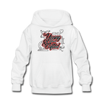 Young Black & Gifted Kid's Hoodie - white